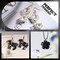 LET'S RESIN Colored UV Resin, 300g Large Capacity White& Black UV Resin, Dark Odorless & Low Shrinkage UV Color Resin for Crafts, Jewelry Making, Colored Resin Casting and Coating